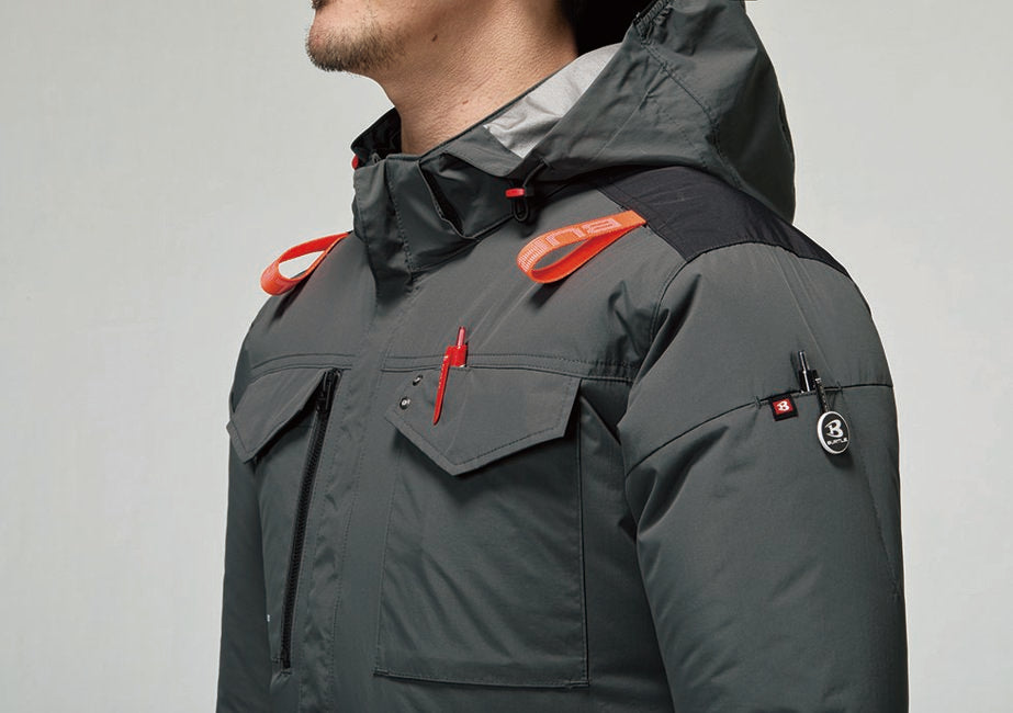 胸ペンポケット
袖ペンポケット