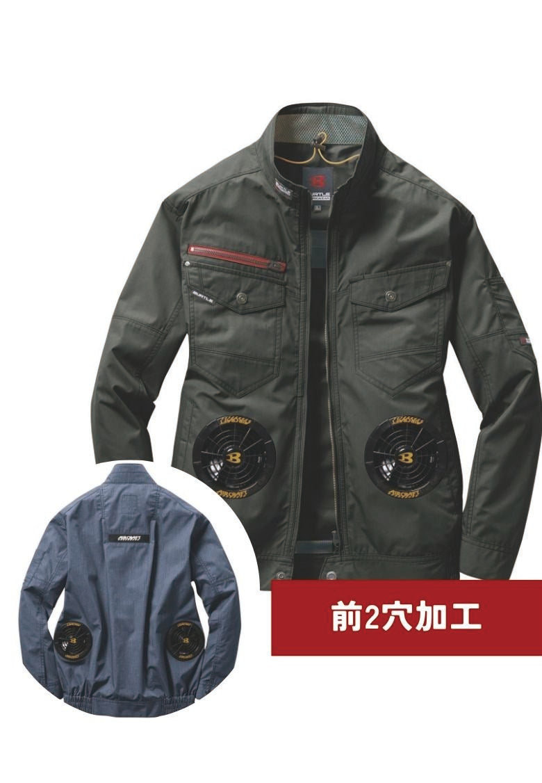 バートル AC7141-F2 BURTLE エアークラフトブルゾン 前穴加工