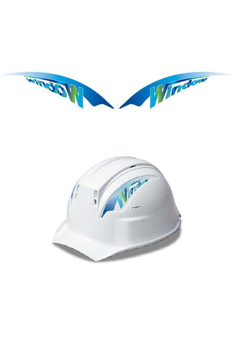 ヘルメット用ステッカー シールオプション  [D-12ブルー]