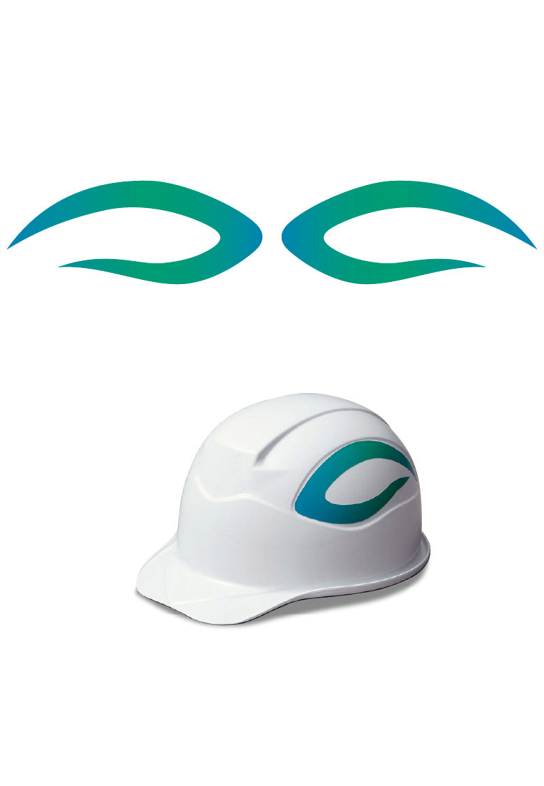 ヘルメット用ステッカー シールオプション  [D-5]