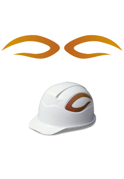 ヘルメット用ステッカー シールオプション  [D-6]