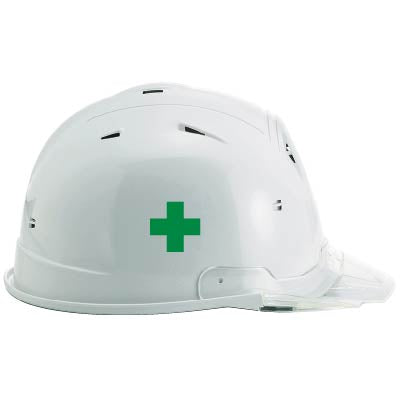 デザイン：通常、ヘルメットの側面（着右）にプリントした場合※具体的な位置はヘルメットによって異なる場合がございます