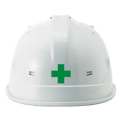 デザイン：通常、ヘルメットの後ろ（着後）にプリントした場合※具体的な位置はヘルメットによって異なる場合がございます