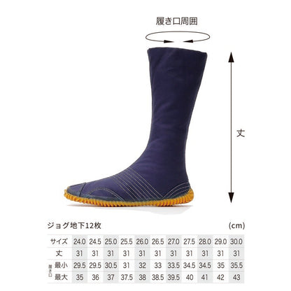 マルゴ ジョグ地下 12枚コハゼ サイズ表