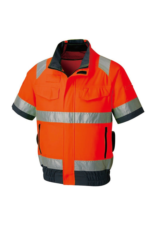 サンエス KF92520 空調風神服(R) Hi-Vis 高視認 半袖ブルゾン S～6L