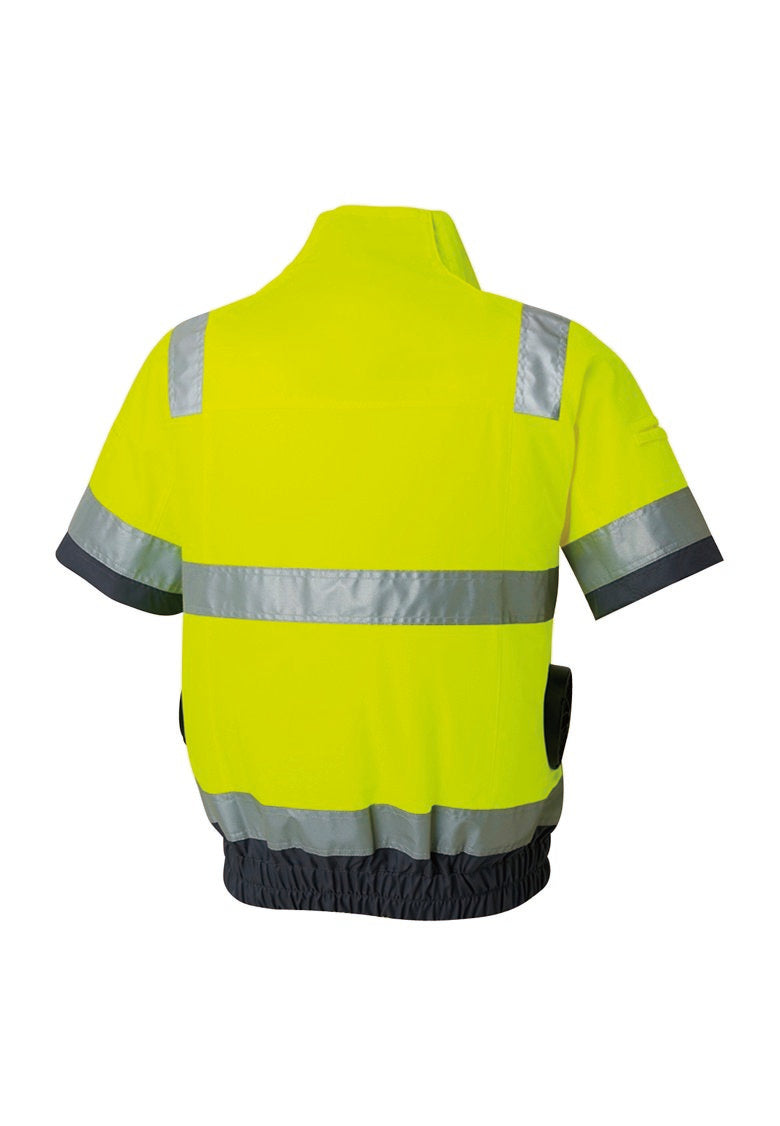サンエス KF92520 空調風神服🄬 Hi-Vis 高視認 半袖ブルゾン S～6L