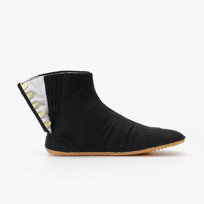 マルゴ 祭りたび縫付 5枚コハゼ 黒 内側側面