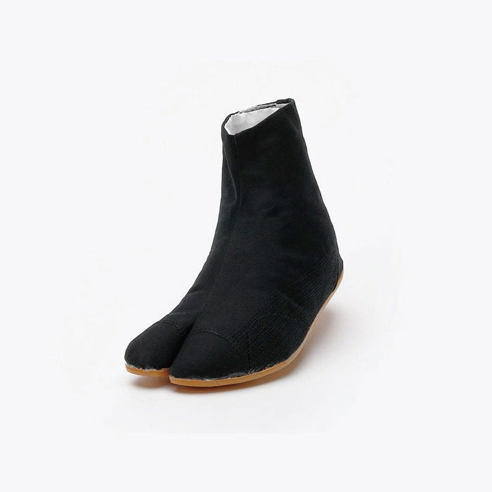 マルゴ 祭りたび縫付 5枚コハゼ 黒 正面