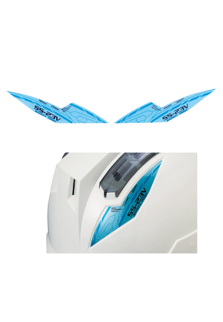 ヘルメット用ステッカー シールオプション  [MD-7]