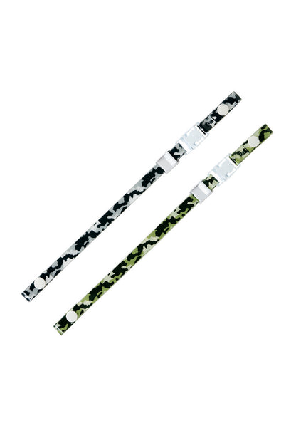 ビニールあご紐 S式ワンタッチ 迷彩カラー