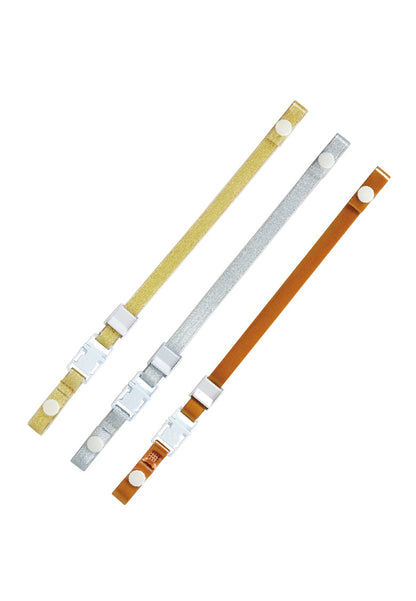 ビニールあご紐 S式ワンタッチ メタルカラー