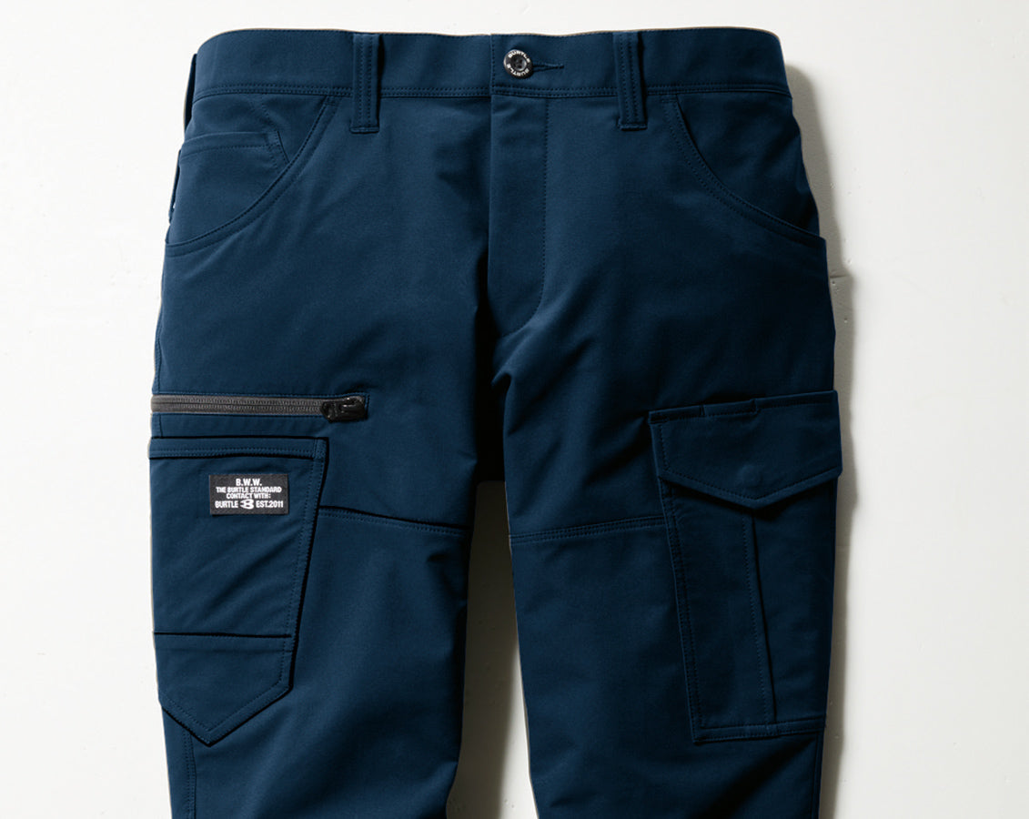 [股下100cmまで] [裾延長代込み] バートル 9502 BURTLE 防水防汚加工軽量 ストレッチ 帯電防止カーゴパンツ【秋冬用】