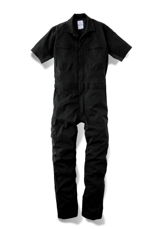 グレースエンジニアーズ GE445 GRACE ENGINEERS ダブルメッシュ ストレッチ半袖つなぎ【春夏用】