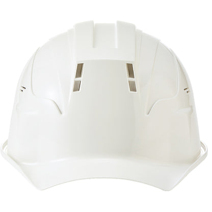 ヘルメット：ロイヤルホワイト（前面）