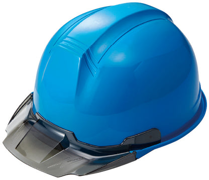 ヘルメット：ブルー、バイザー：タイプBスモーク（側面）