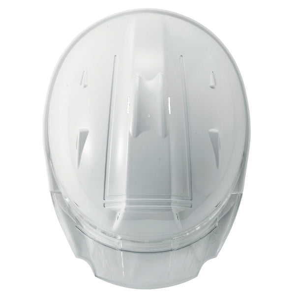 ヘルメット：白（上面形状）