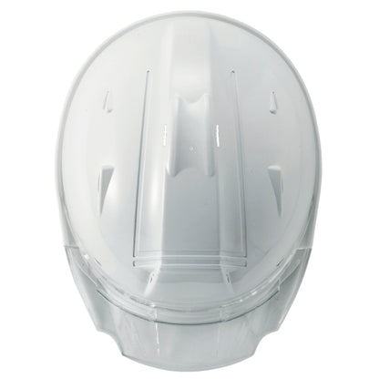 ヘルメット：白（上面形状）