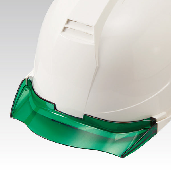 バイザー：グリーン