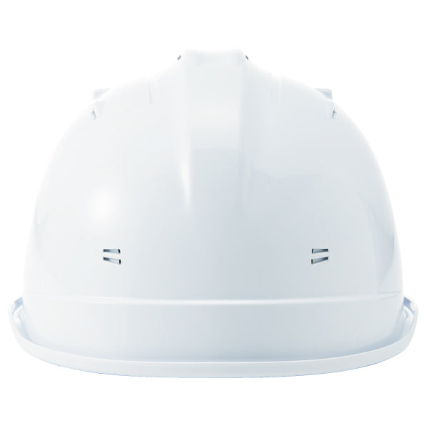 ヘルメット：白、（後方形状）