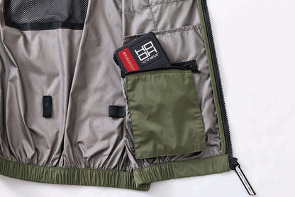 村上被服 V1219 HOOH サイドファンフードベスト S～8L [サイドファン] [フルハーネス対応]
