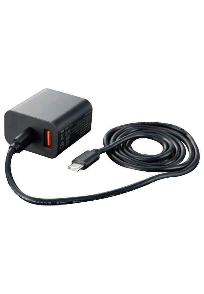 クロダルマ KS-306 急速充電器 Type-C（5H）  単品 [空調ウェア用]